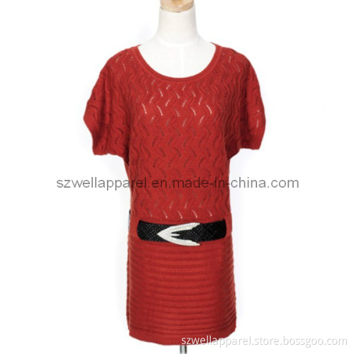 Woman's Round Neck Knitwear (SZWA-0937)